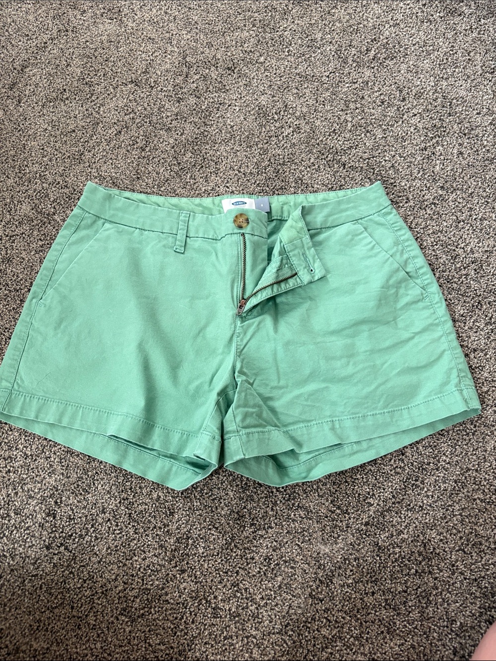 Classic Mint Green Women’s Cotton Shorts